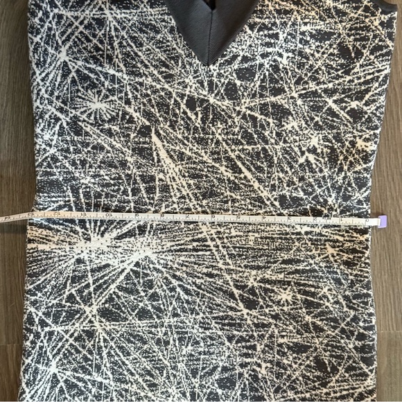 ZAC POSEN Z SPOKE Knit Dress with Pleated Detail - Picture 13 of 14